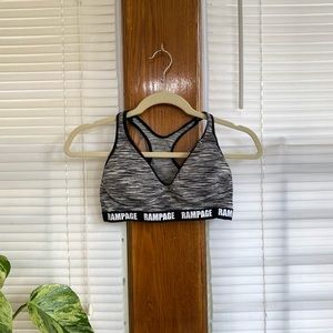 Rampage Women's Size Medium Athletic Activewear Sports Bra W/ Inserts Included